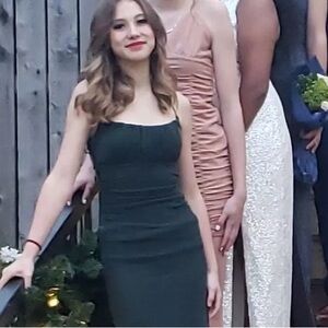 Green sparkly dress size xs